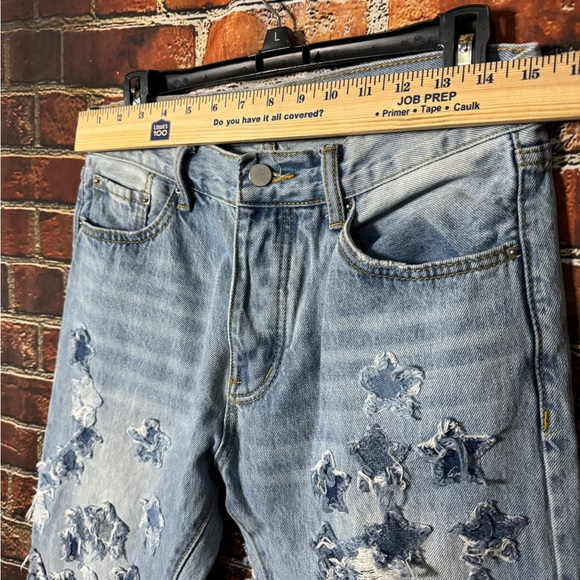 MNML Denim Star Jeans Sz 30 - Picture 6 of 8
